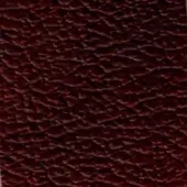 Burgundy leather texture sample with dense, crinkled pattern and matte finish; granular appearance shows tonal variations and pronounced depth.